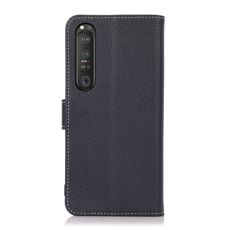 For Sony Xperia 1 III Litchi Texture PU + TPU Horizontal Flip Leather Case with Holder & Card Slots & Wallet