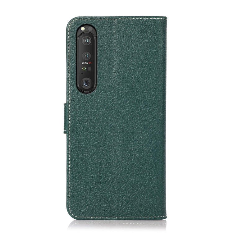 For Sony Xperia 1 III Litchi Texture PU + TPU Horizontal Flip Leather Case with Holder & Card Slots & Wallet