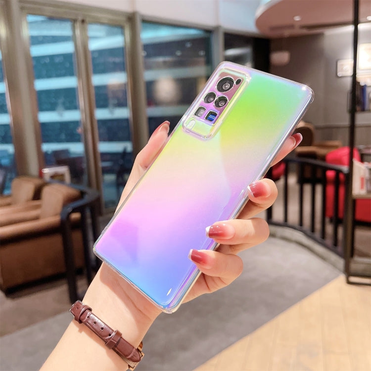 For vivo X60 Pro Colorful Electroplating PC Protective Case