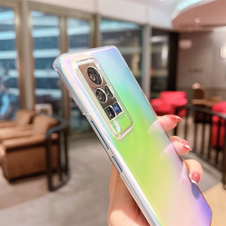 For vivo X60 Pro Colorful Electroplating PC Protective Case