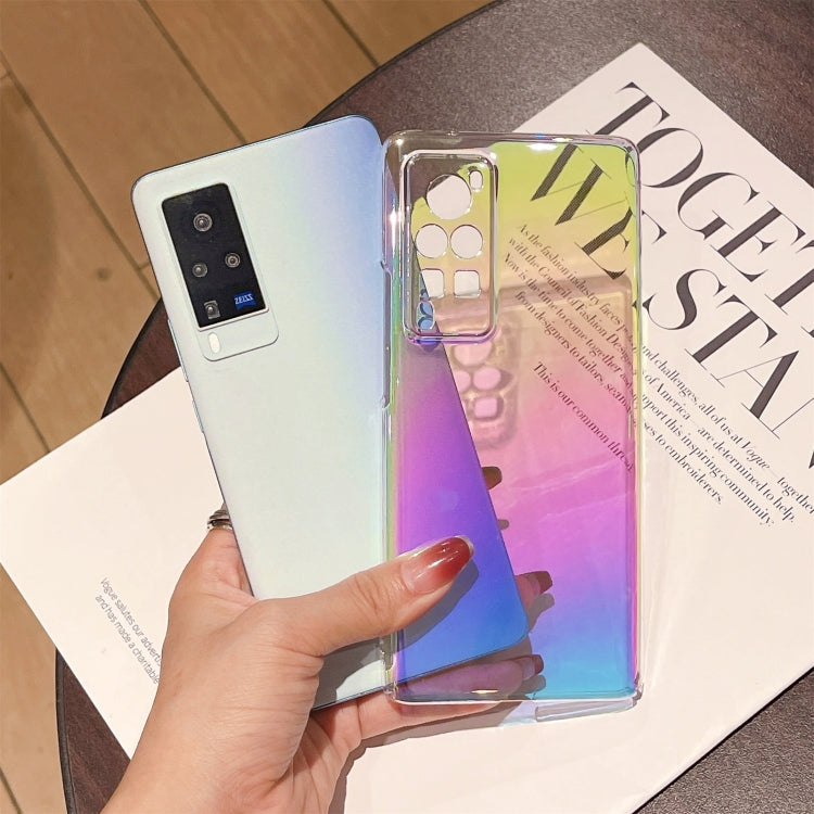 For vivo X60 Pro Colorful Electroplating PC Protective Case