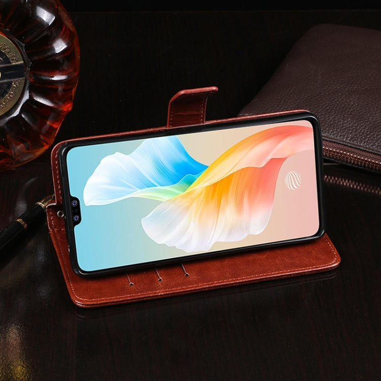 For vivo S10 idewei Crazy Horse Texture Horizontal Flip Leather Case with Holder & Card Slots & Wallet