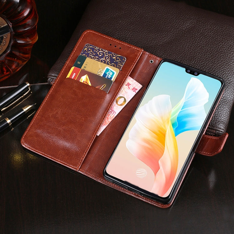 For vivo S10 idewei Crazy Horse Texture Horizontal Flip Leather Case with Holder & Card Slots & Wallet