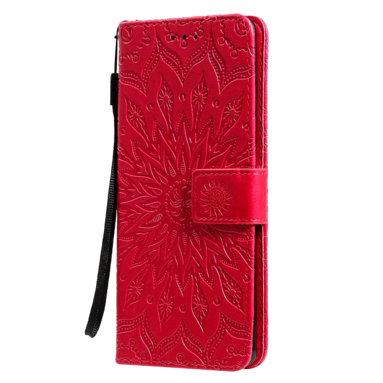 For OPPO Reno6 Pro+ 5G Sun Embossing Pattern Horizontal Flip Leather Case with Card Slot & Holder & Wallet & Lanyard