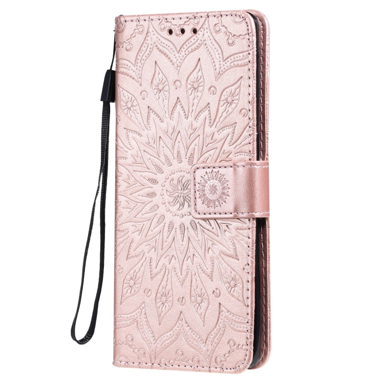 For OPPO Reno6 Pro+ 5G Sun Embossing Pattern Horizontal Flip Leather Case with Card Slot & Holder & Wallet & Lanyard