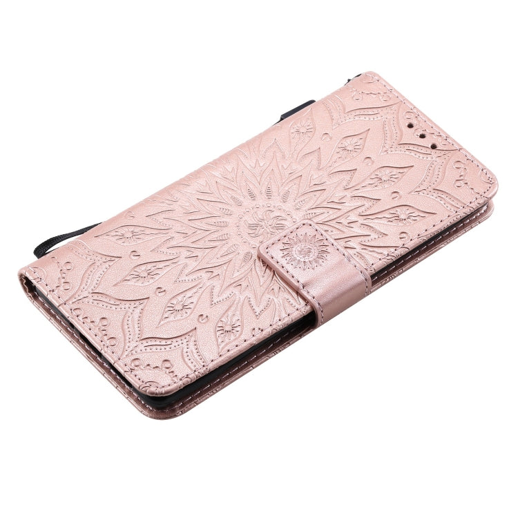 For OPPO Reno6 Pro+ 5G Sun Embossing Pattern Horizontal Flip Leather Case with Card Slot & Holder & Wallet & Lanyard