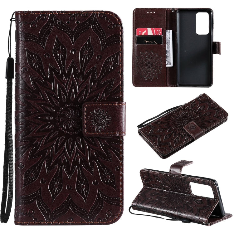 For OPPO Reno6 Pro+ 5G Sun Embossing Pattern Horizontal Flip Leather Case with Card Slot & Holder & Wallet & Lanyard