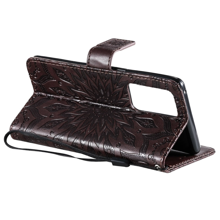 For OPPO Reno6 Pro+ 5G Sun Embossing Pattern Horizontal Flip Leather Case with Card Slot & Holder & Wallet & Lanyard