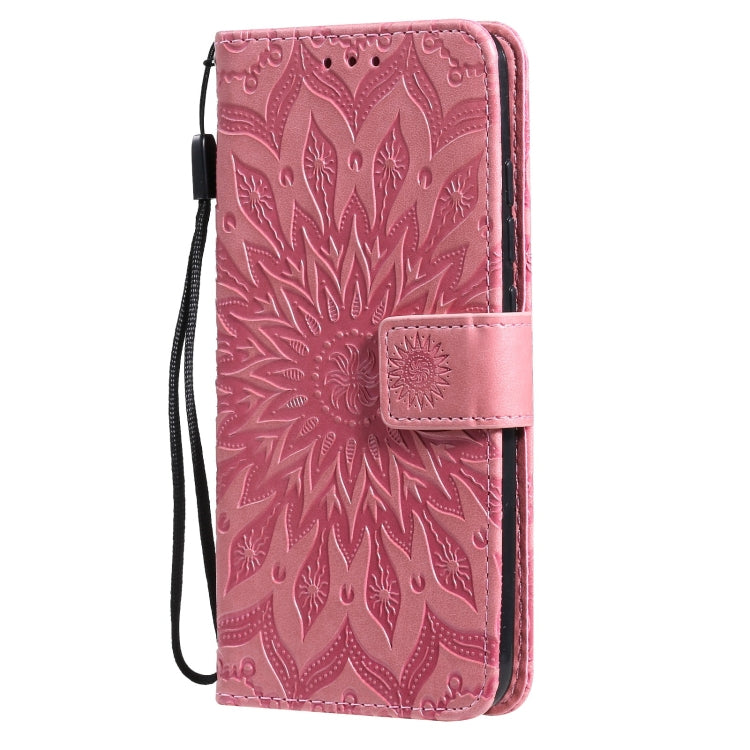 For vivo Y1s / Y90 / Y91C Sun Embossing Pattern Horizontal Flip Leather Case with Card Slot & Holder & Wallet & Lanyard