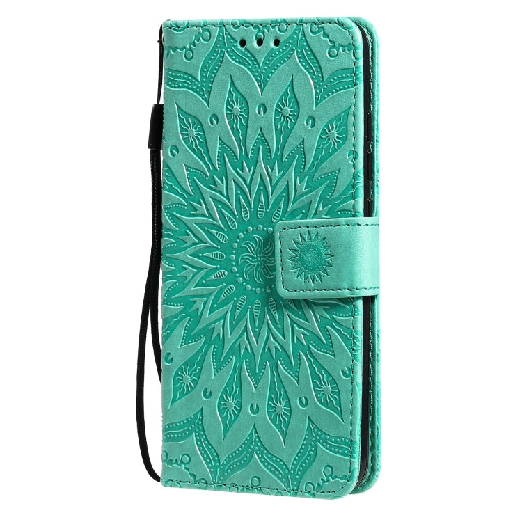 For vivo Y1s / Y90 / Y91C Sun Embossing Pattern Horizontal Flip Leather Case with Card Slot & Holder & Wallet & Lanyard