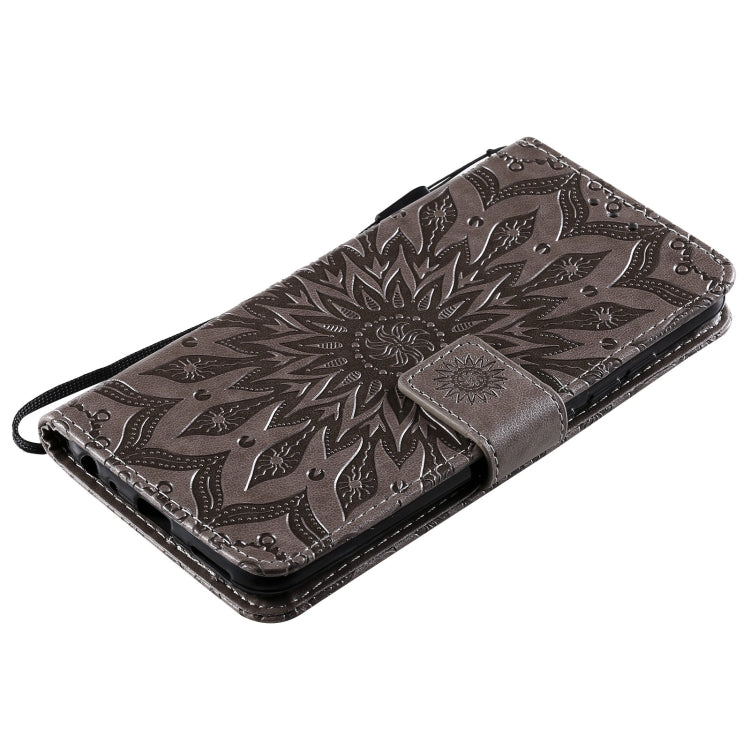 For vivo Y1s / Y90 / Y91C Sun Embossing Pattern Horizontal Flip Leather Case with Card Slot & Holder & Wallet & Lanyard
