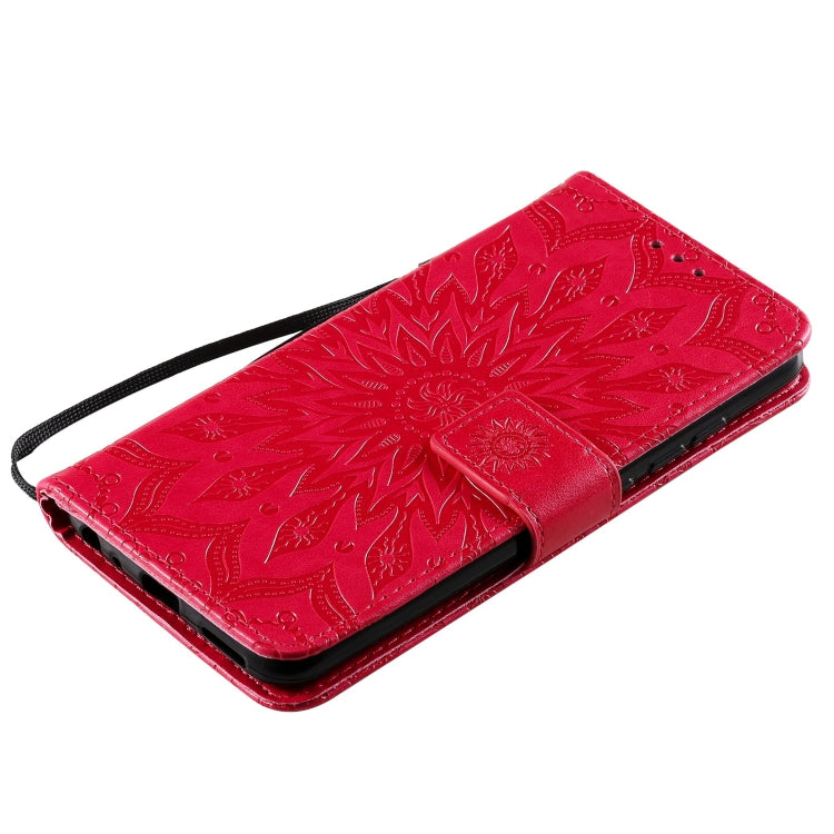 For vivo Y1s / Y90 / Y91C Sun Embossing Pattern Horizontal Flip Leather Case with Card Slot & Holder & Wallet & Lanyard