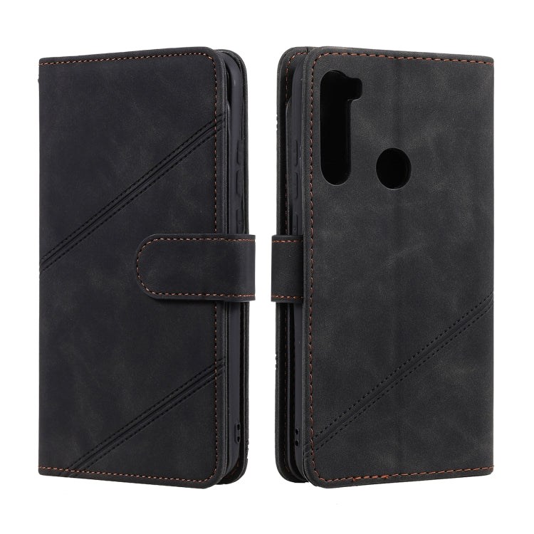 For Xiaomi Redmi Note 8 Skin Feel Business Horizontal Flip PU Leather Case with Holder & Multi-Card Slots & Wallet & Lanyard & Photo Frame