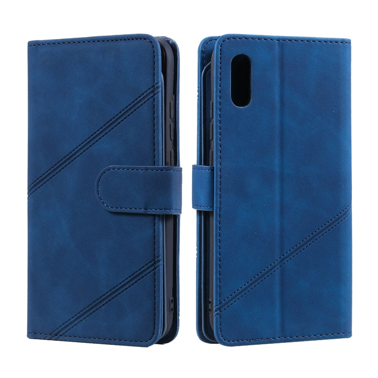 For Xiaomi Redmi 9A Skin Feel Business Horizontal Flip PU Leather Case with Holder & Multi-Card Slots & Wallet & Lanyard & Photo Frame