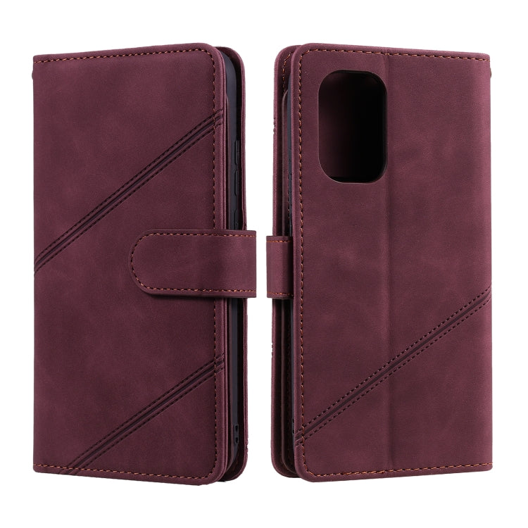 For Xiaomi Redmi K40 / K40 Pro Skin Feel Business Horizontal Flip PU Leather Case with Holder & Multi-Card Slots & Wallet & Lanyard & Photo Frame