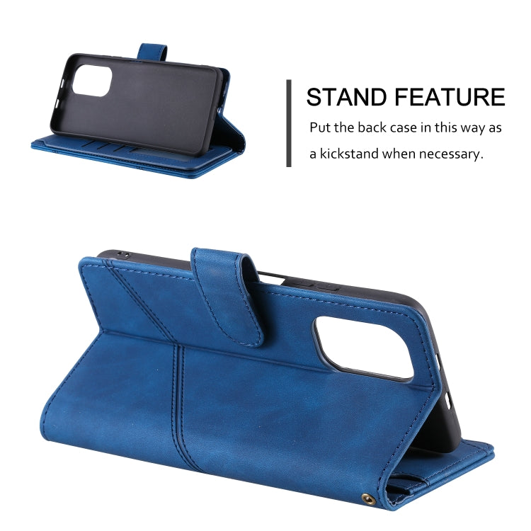 For Xiaomi Redmi K40 / K40 Pro Skin Feel Business Horizontal Flip PU Leather Case with Holder & Multi-Card Slots & Wallet & Lanyard & Photo Frame