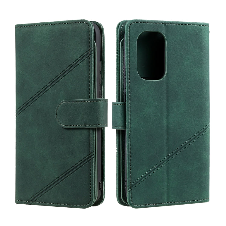 For Xiaomi Redmi K40 / K40 Pro Skin Feel Business Horizontal Flip PU Leather Case with Holder & Multi-Card Slots & Wallet & Lanyard & Photo Frame