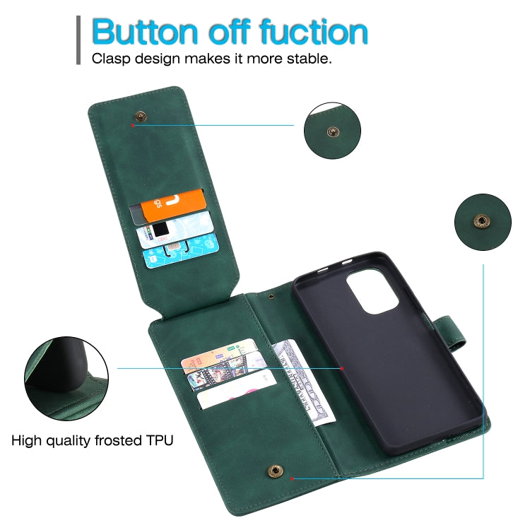 For Xiaomi Redmi K40 / K40 Pro Skin Feel Business Horizontal Flip PU Leather Case with Holder & Multi-Card Slots & Wallet & Lanyard & Photo Frame