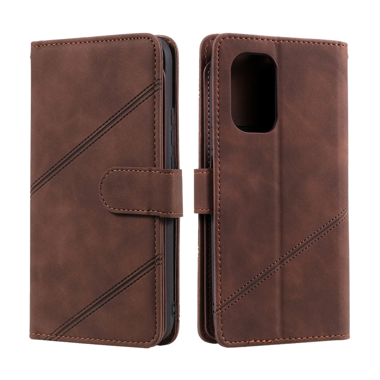 For Xiaomi Redmi K40 / K40 Pro Skin Feel Business Horizontal Flip PU Leather Case with Holder & Multi-Card Slots & Wallet & Lanyard & Photo Frame