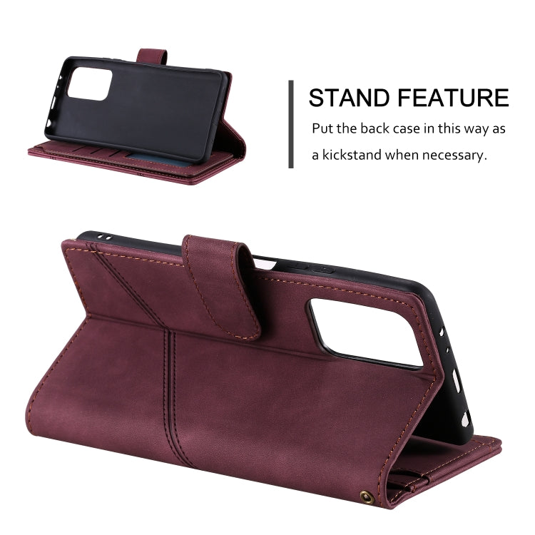 For Xiaomi Redmi Note 10 Pro Skin Feel Business Horizontal Flip PU Leather Case with Holder & Multi-Card Slots & Wallet & Lanyard & Photo Frame