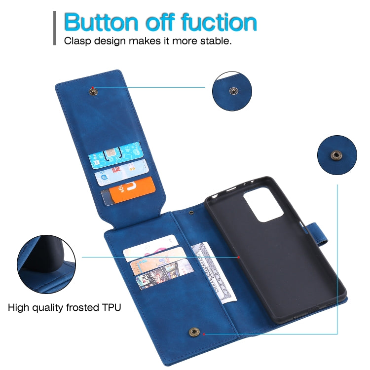 For Xiaomi Redmi Note 10 Pro Skin Feel Business Horizontal Flip PU Leather Case with Holder & Multi-Card Slots & Wallet & Lanyard & Photo Frame