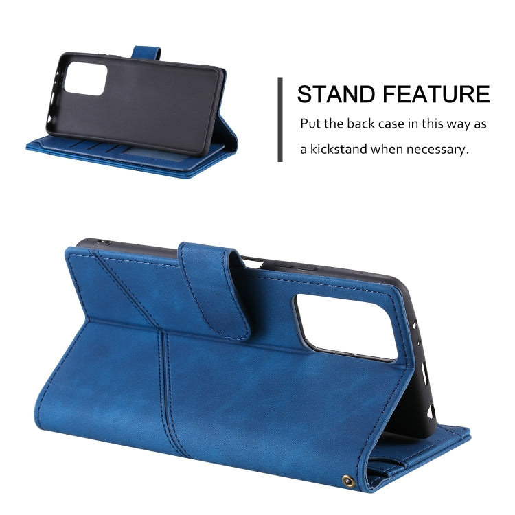 For Xiaomi Redmi Note 10 Pro Skin Feel Business Horizontal Flip PU Leather Case with Holder & Multi-Card Slots & Wallet & Lanyard & Photo Frame