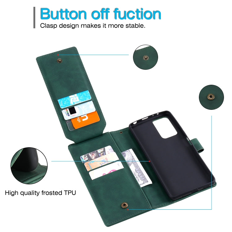 For Xiaomi Redmi Note 10 Pro Skin Feel Business Horizontal Flip PU Leather Case with Holder & Multi-Card Slots & Wallet & Lanyard & Photo Frame