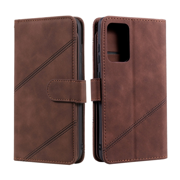 For Xiaomi Redmi Note 10 Pro Skin Feel Business Horizontal Flip PU Leather Case with Holder & Multi-Card Slots & Wallet & Lanyard & Photo Frame