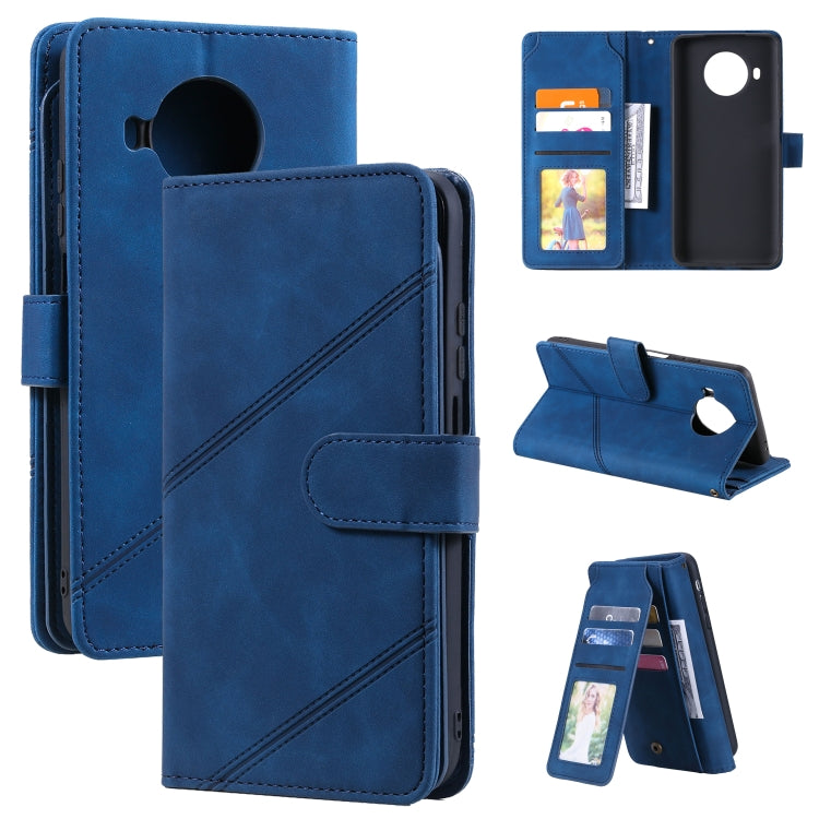 For Xiaomi Mi 10T Lite 5G Skin Feel Business Horizontal Flip PU Leather Case with Holder & Multi-Card Slots & Wallet & Lanyard & Photo Frame