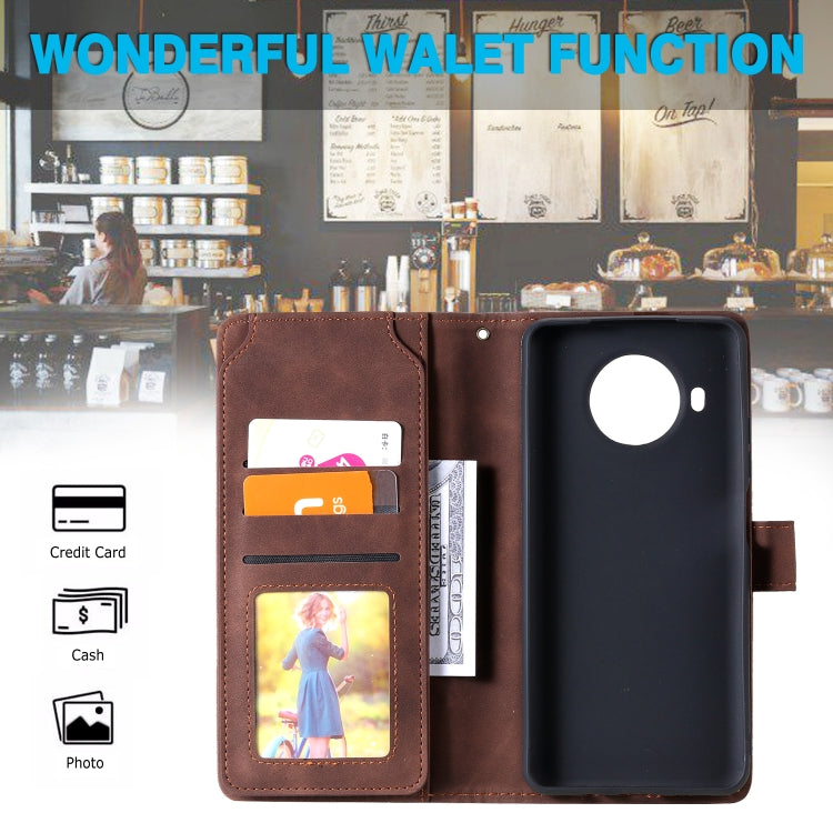 For Xiaomi Mi 10T Lite 5G Skin Feel Business Horizontal Flip PU Leather Case with Holder & Multi-Card Slots & Wallet & Lanyard & Photo Frame