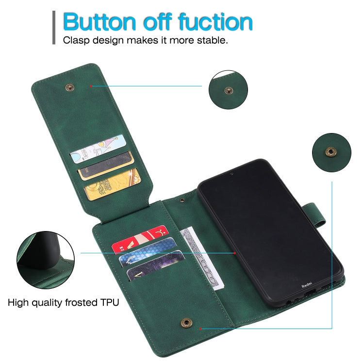 For Xiaomi Redmi 8A Skin Feel Business Horizontal Flip PU Leather Case with Holder & Multi-Card Slots & Wallet & Lanyard & Photo Frame