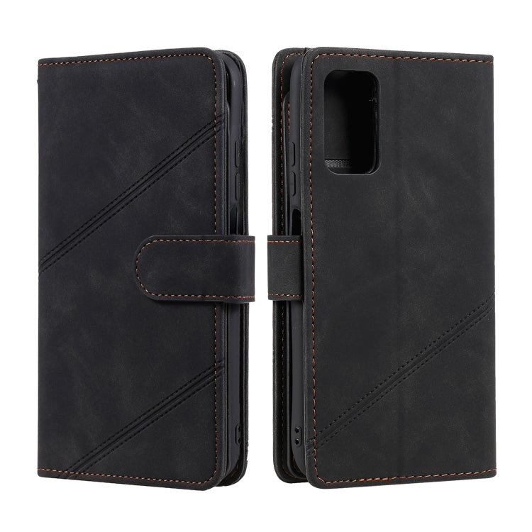For Xiaomi Redmi Note 9 4G / Poco M3 Skin Feel Business Horizontal Flip PU Leather Case with Holder & Multi-Card Slots & Wallet & Lanyard & Photo Frame
