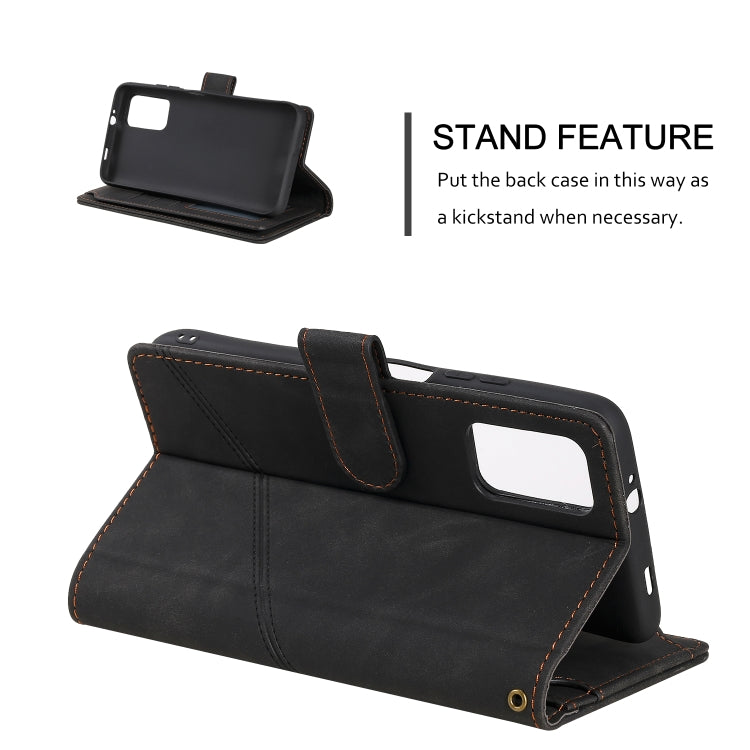 For Xiaomi Redmi Note 9 4G / Poco M3 Skin Feel Business Horizontal Flip PU Leather Case with Holder & Multi-Card Slots & Wallet & Lanyard & Photo Frame