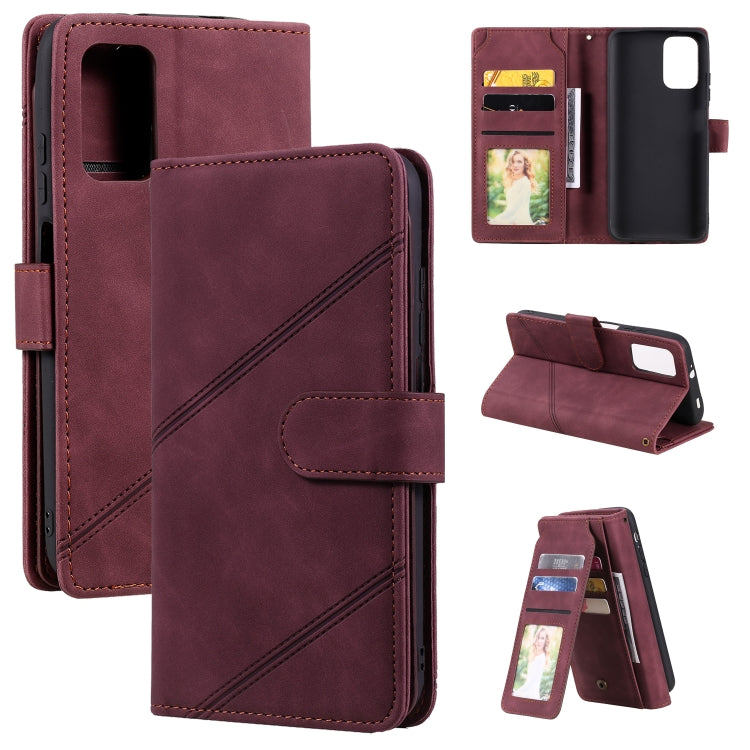 For Xiaomi Redmi Note 9 4G / Poco M3 Skin Feel Business Horizontal Flip PU Leather Case with Holder & Multi-Card Slots & Wallet & Lanyard & Photo Frame
