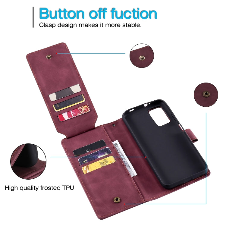 For Xiaomi Redmi Note 9 4G / Poco M3 Skin Feel Business Horizontal Flip PU Leather Case with Holder & Multi-Card Slots & Wallet & Lanyard & Photo Frame