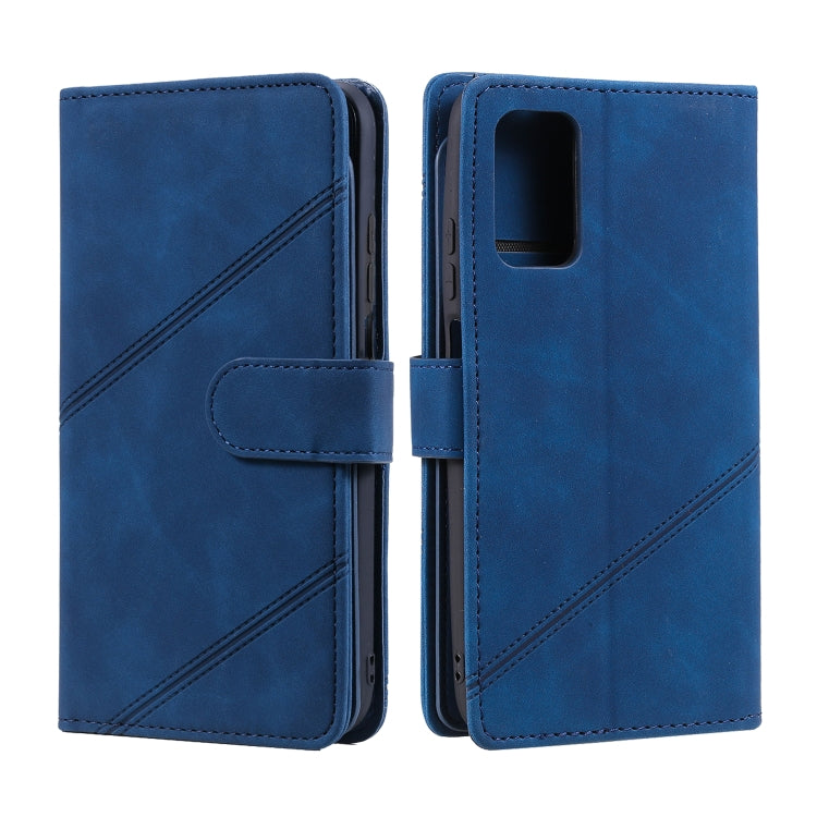 For Xiaomi Redmi Note 9 4G / Poco M3 Skin Feel Business Horizontal Flip PU Leather Case with Holder & Multi-Card Slots & Wallet & Lanyard & Photo Frame