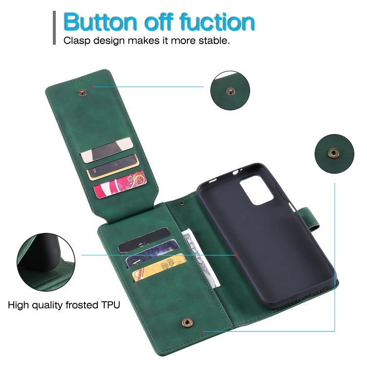 For Xiaomi Redmi Note 9 4G / Poco M3 Skin Feel Business Horizontal Flip PU Leather Case with Holder & Multi-Card Slots & Wallet & Lanyard & Photo Frame