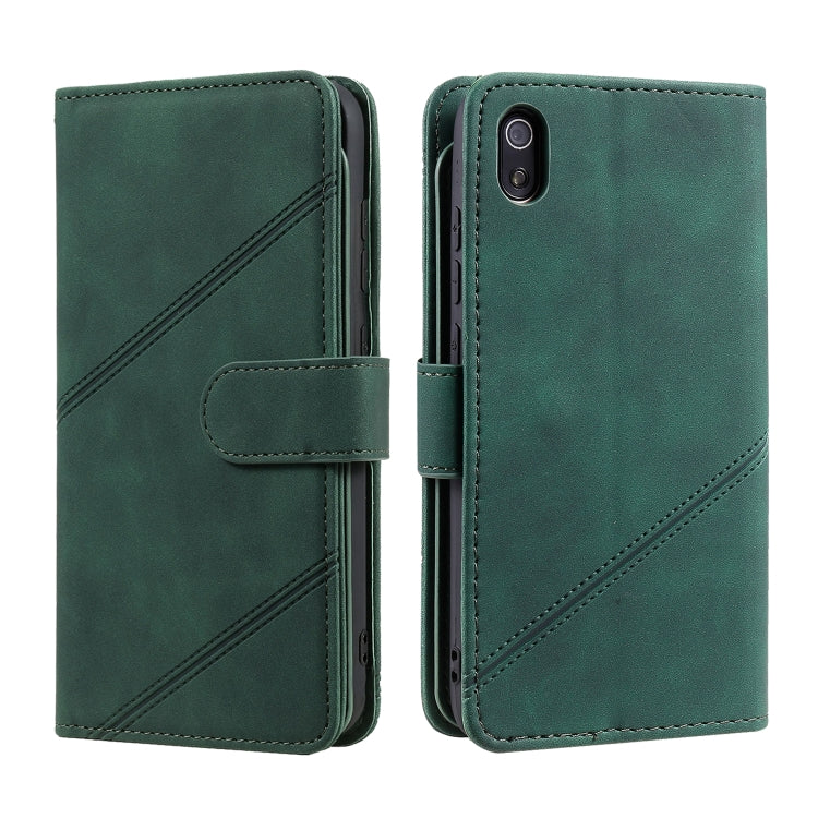 For Xiaomi Redmi 7A Skin Feel Business Horizontal Flip PU Leather Case with Holder & Multi-Card Slots & Wallet & Lanyard & Photo Frame