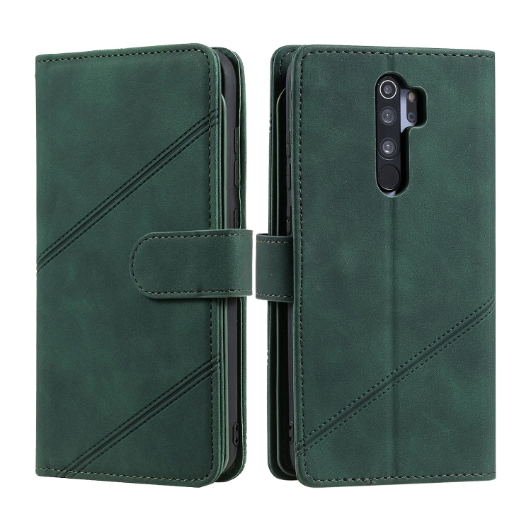For Xiaomi Redmi Note 8 Pro Skin Feel Business Horizontal Flip PU Leather Case with Holder & Multi-Card Slots & Wallet & Lanyard & Photo Frame