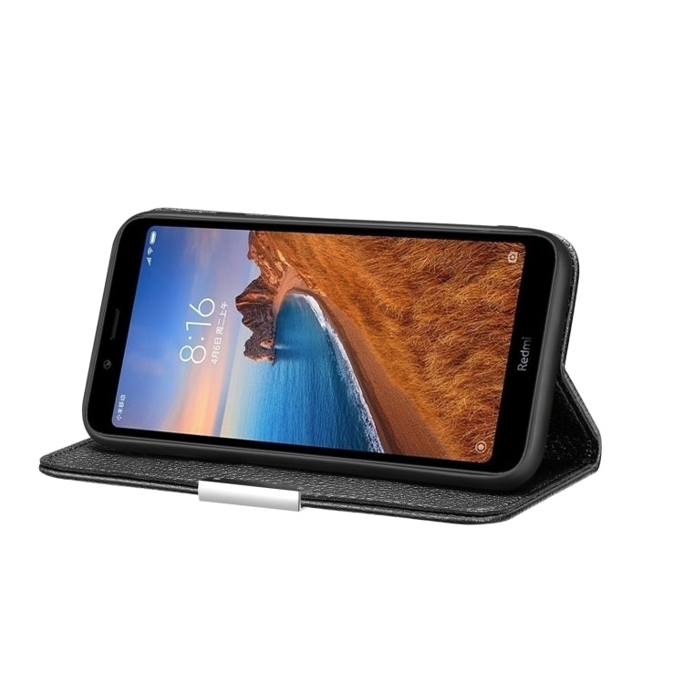 For Xiaomi Redmi 7A Litchi Texture Horizontal Flip Leather Case with Holder & Card Slots