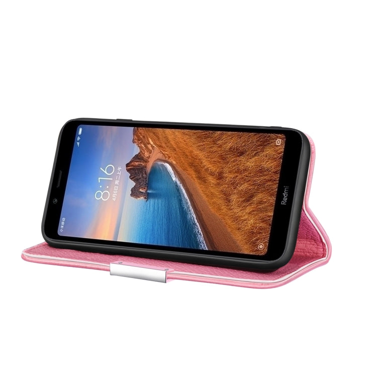 For Xiaomi Redmi 7A Litchi Texture Horizontal Flip Leather Case with Holder & Card Slots