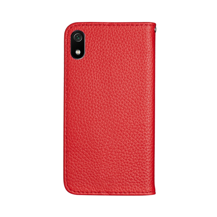 For Xiaomi Redmi 7A Litchi Texture Horizontal Flip Leather Case with Holder & Card Slots