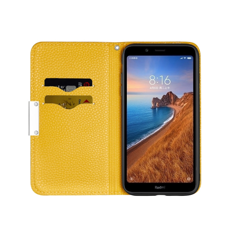 For Xiaomi Redmi 7A Litchi Texture Horizontal Flip Leather Case with Holder & Card Slots