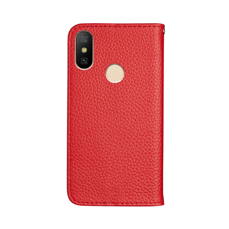 For Xiaomi Redmi Note 6 Pro Litchi Texture Horizontal Flip Leather Case with Holder & Card Slots