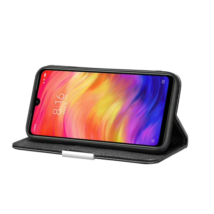 For Xiaomi Redmi Note 7 Pro Litchi Texture Horizontal Flip Leather Case with Holder & Card Slots