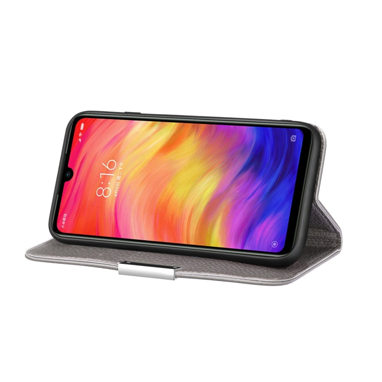 For Xiaomi Redmi Note 7 Pro Litchi Texture Horizontal Flip Leather Case with Holder & Card Slots