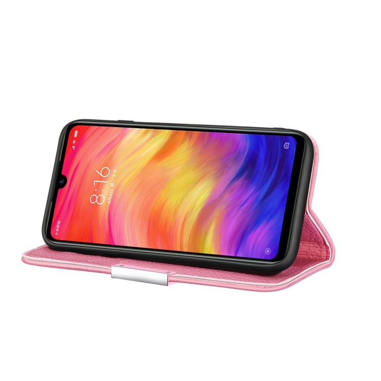 For Xiaomi Redmi Note 7 Pro Litchi Texture Horizontal Flip Leather Case with Holder & Card Slots