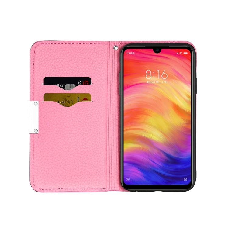 For Xiaomi Redmi Note 7 Pro Litchi Texture Horizontal Flip Leather Case with Holder & Card Slots