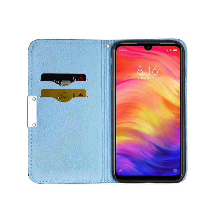 For Xiaomi Redmi Note 7 Pro Litchi Texture Horizontal Flip Leather Case with Holder & Card Slots