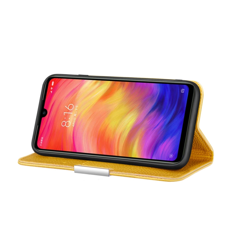 For Xiaomi Redmi Note 7 Pro Litchi Texture Horizontal Flip Leather Case with Holder & Card Slots